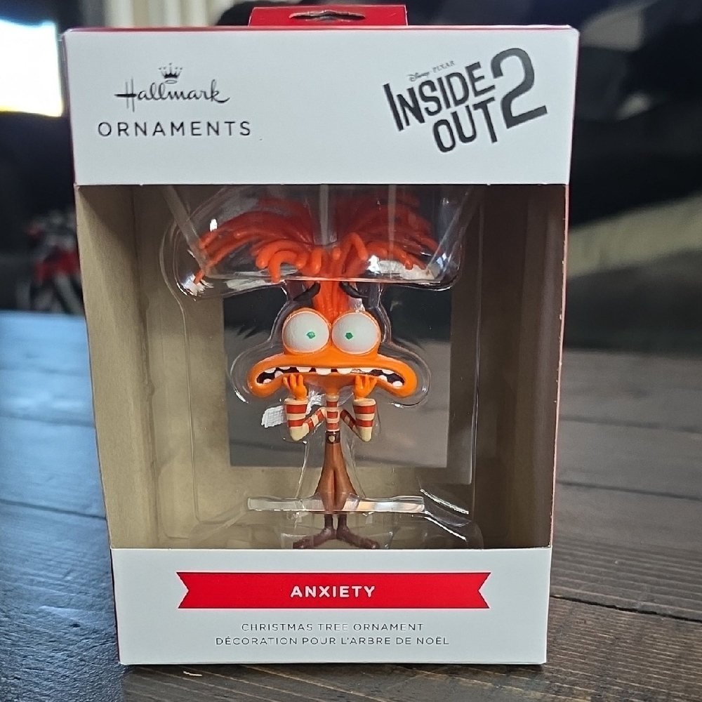 Hallmark Anxiety Inside Out 2 Disney Christmas Tree Ornament